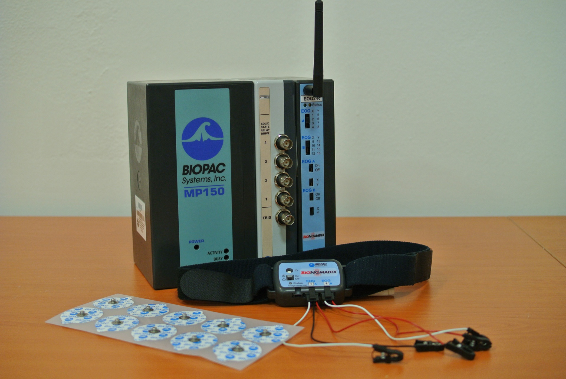 Zařízení pro měření aktivity očí (EOG)