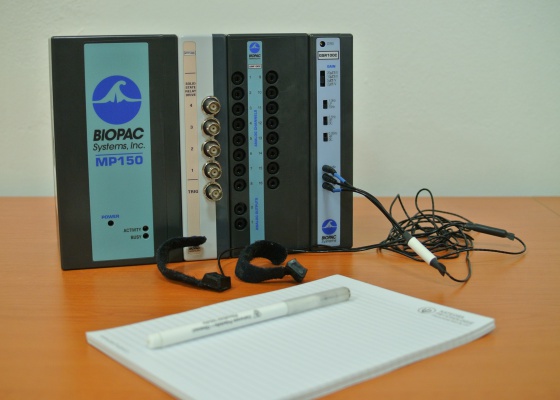 Skin conductivity measuring device (EDA)